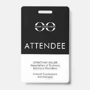 Customised Attendee Name Badge ID Badge