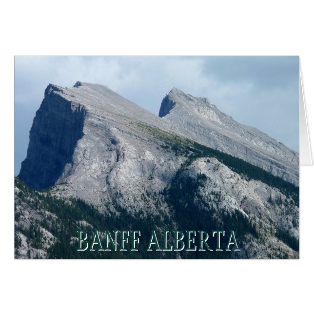 Customised Banff  Alberta Card Banff Souvenir Car (Front Horizontal)