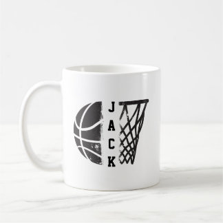 Customised Basketball with Your Name or Team Coffee Mug