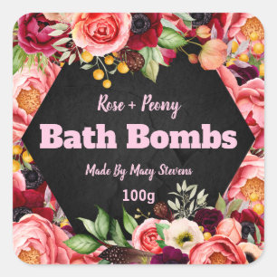 Customised Bath Bomb Label