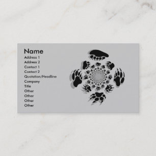 Customised Bear Business Cards