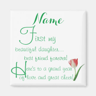 Customised - Best Friends Forever Magnet