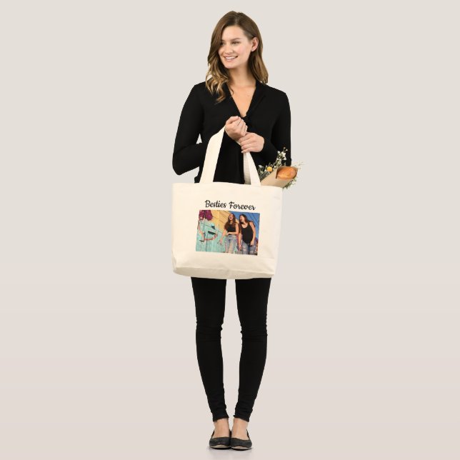 Customised Bestfriends Tote Bag (Front (Model))