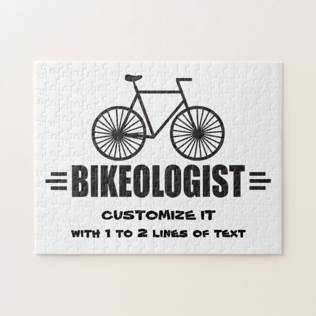 Customised Biking Jigsaw Puzzle (Horizontal)
