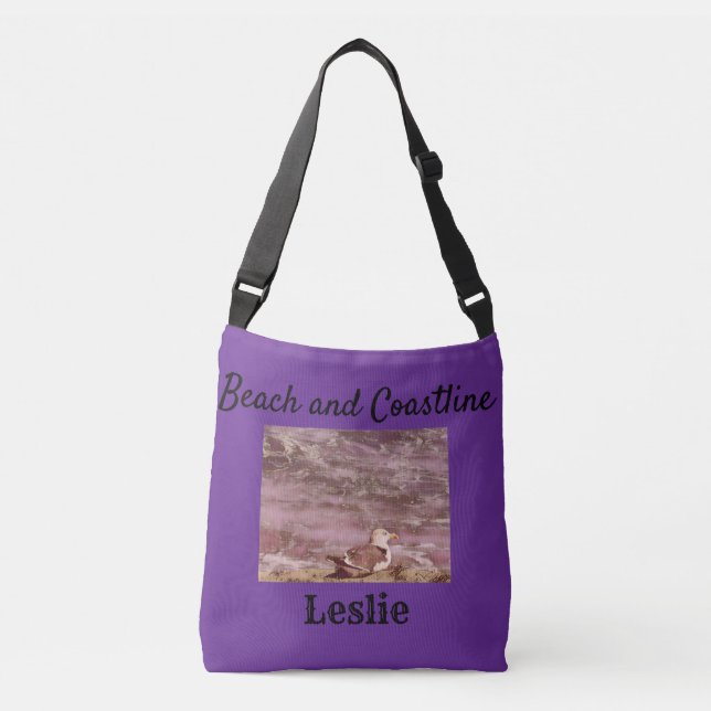 Customised Birdseye view Round Crossbody Bag (Front)