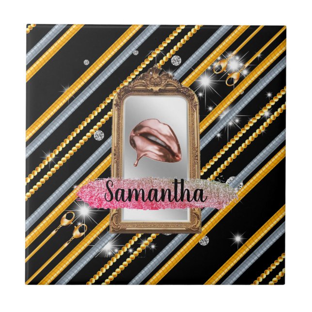 Customised Birthday Gift For Wife, Friend, Sister Ceramic Tile (Front)