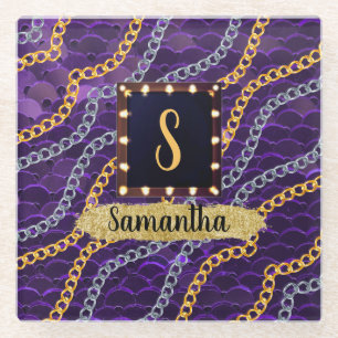 Customised Birthday Gift For Wife, Friend, Sister Glass Coaster