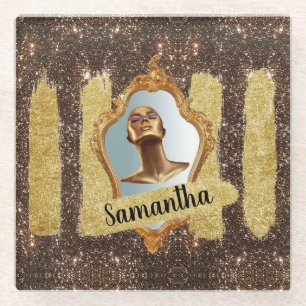 Customised Birthday Gift For Wife, Friend, Sister Glass Coaster