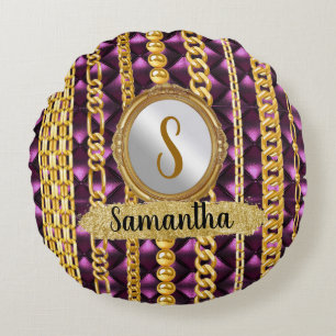 Customised Birthday Gift For Wife, Friend, Sister Round Cushion