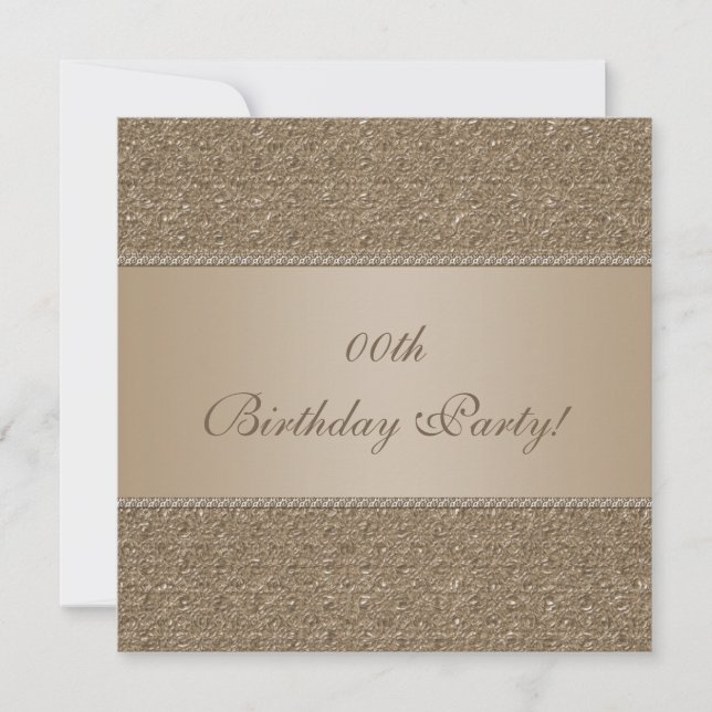Customised Birthday Party Invitations (Front)