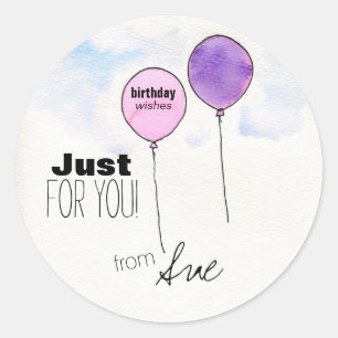 Customised Birthday Wishes Stickers