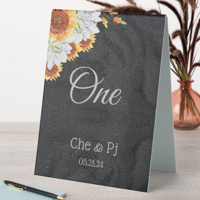 Customised Black Autumn Wedding  (In SItu (Table))