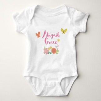 Customised Body Suit Abigail Grace Baby Bodysuit
