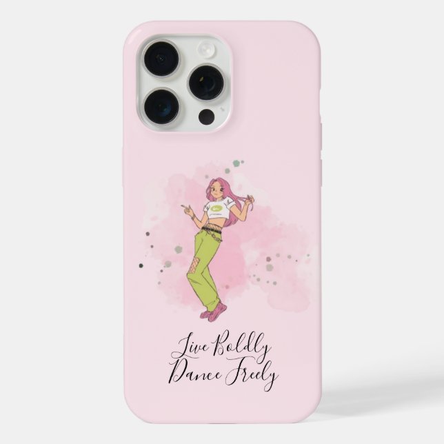 Customised Bold Dance Moves iPhone Case 15 (Back)