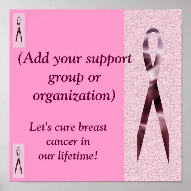 Customised Breast Cancer Awareness Poster (Front)