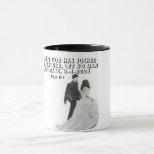 Customised Bride's Keepsake With Bible Verse Mug