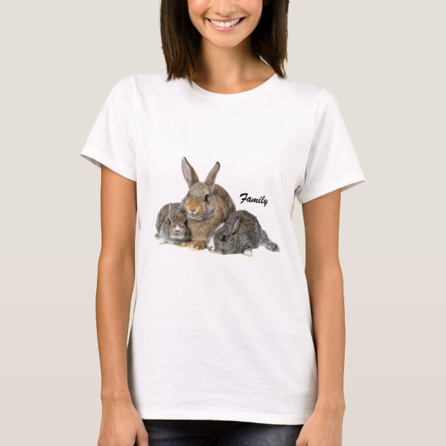 Customised Bunny Family Shirt (Front)