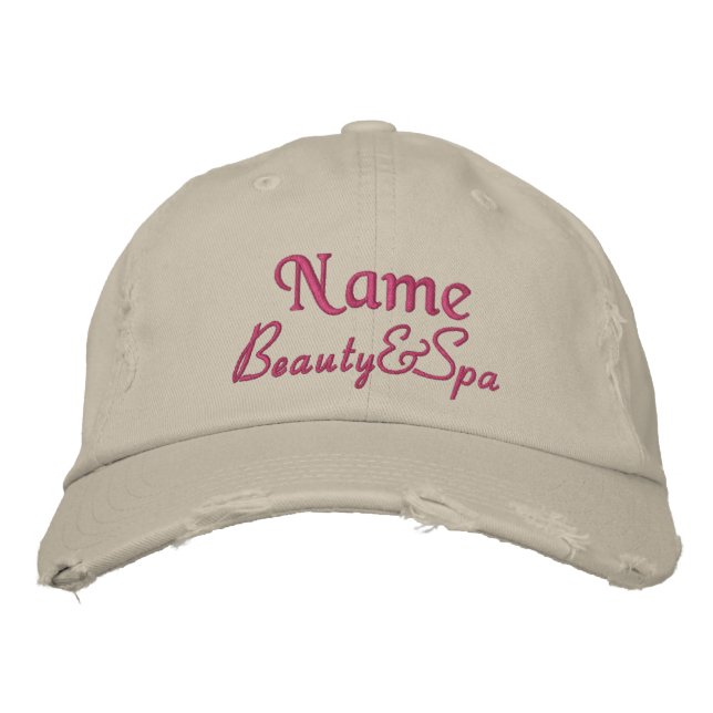 Customised Business   Embroidered Baseball Cap (Front)