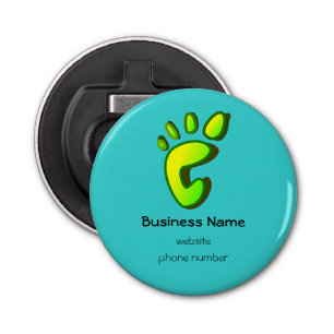 Customised Business Name with Big Footprint Bottle Opener