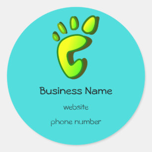 Customised Business Sticker with Large Footprint