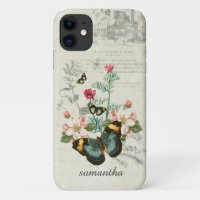 Customised Butterflies Wildflowers Ephemera