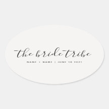 Customised Calligraphy The Bride Tribe Wedding