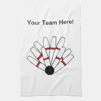 Customised Candlepin Bowling Towel