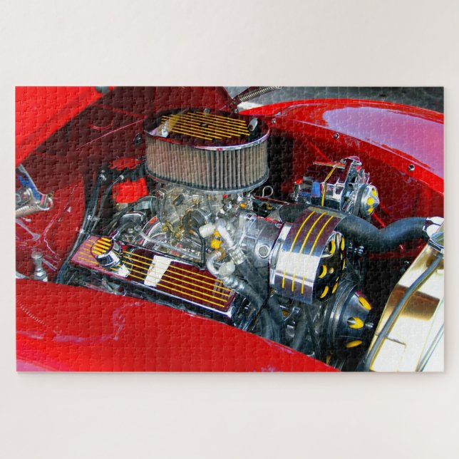 Customised Car Engine Jigsaw Puzzle (Horizontal)