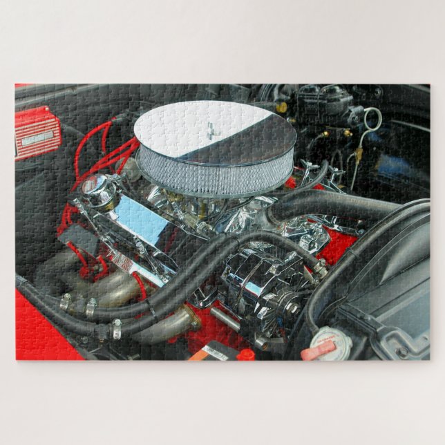 Customised Car Engine Jigsaw Puzzle (Horizontal)