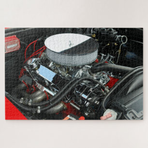 Customised car enging jigsaw puzzle