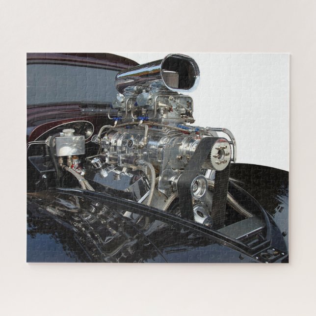 Customised car enging jigsaw puzzle (Horizontal)