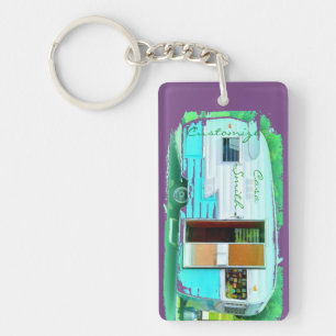 Customised caravan gypsy casa key ring