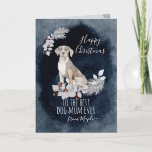 Customised Catahoula Leopard Dog Mum Christmas Hol Holiday Card
