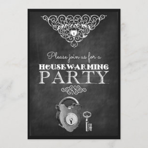 Customised Chalkboard Housewarming Party Invites