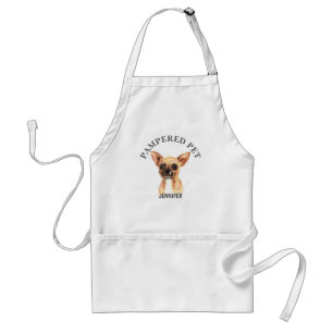 Customised Chihauhau Pet Groomer Apron