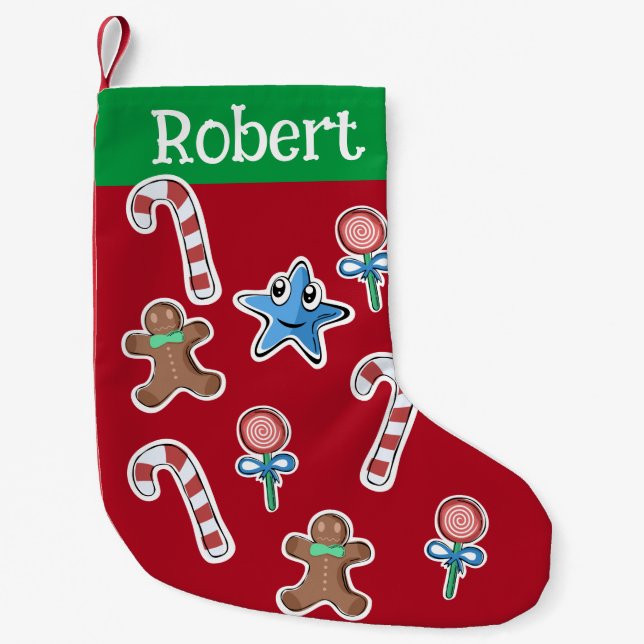 Customised Child's Christmas Stocking  (Front)