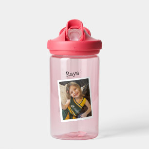 Customised Child's Photo and Name Water Bottle