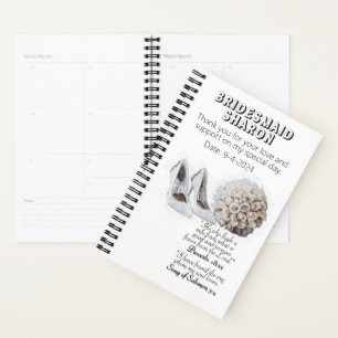 Customised Christian Faith Bridesmaid Gift Planner