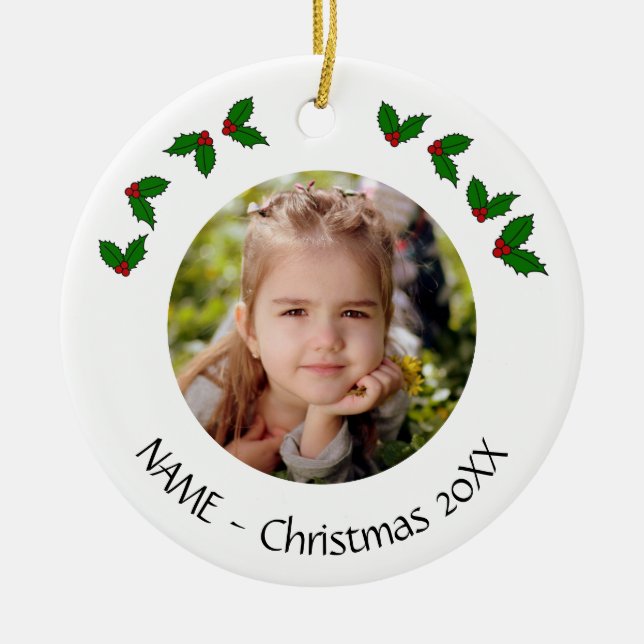 Customised Christmas Ornament (Front)