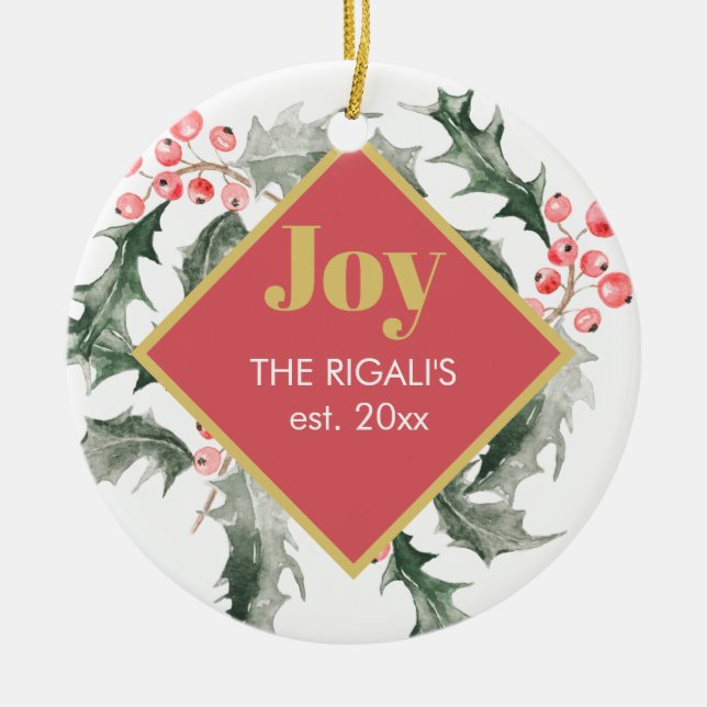 Customised Christmas Ornaments (Front)