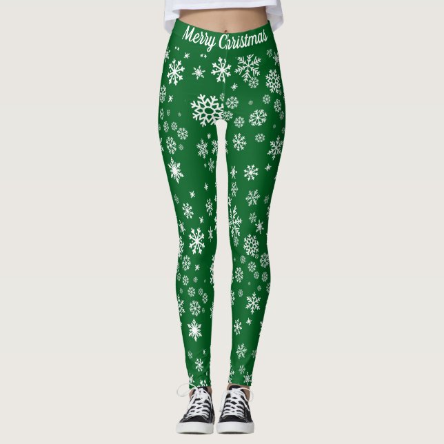 Customised Christmas Socks Leggings (Front)