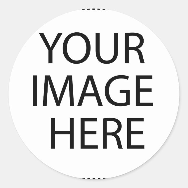 Customised Classic Round Sticker (Front)