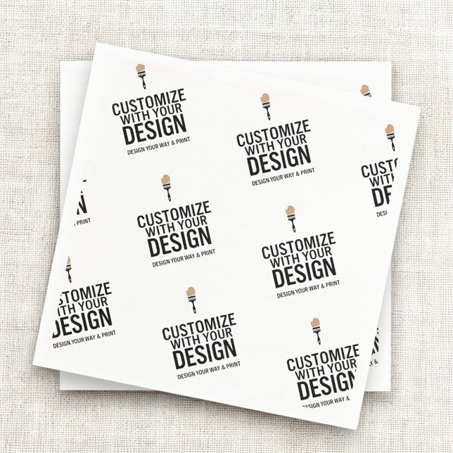Customised Company Branded Custom Minimalist  Napkin (Creator Uploaded)