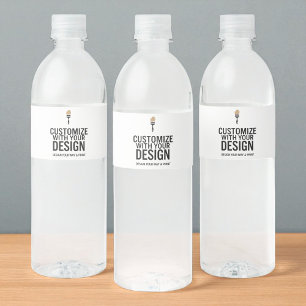 Customised Company Branded Custom Personalised  Water Bottle Label