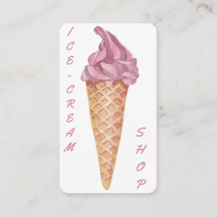 Customised Confectionery Personalised Ice Cream Business Card