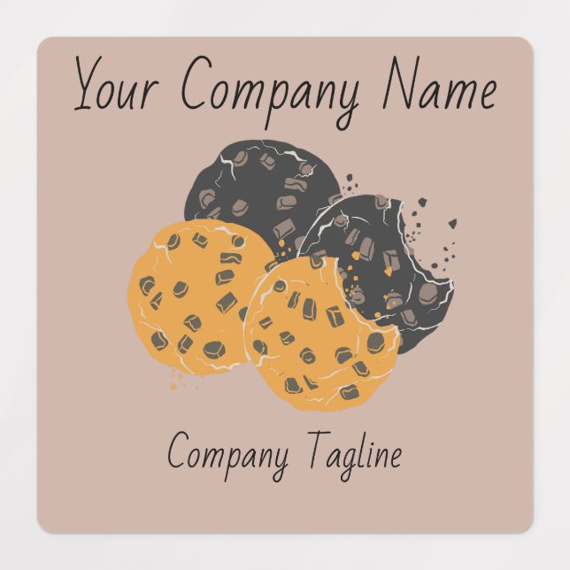 Customised Cookie Label (Design 1)