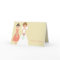 Customised Coral-Cream Be My Bridesmaid Cards