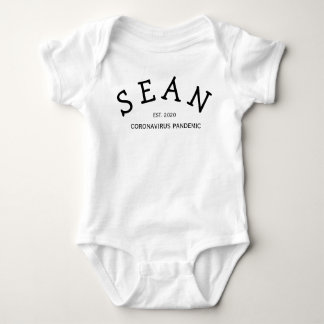 Customised Coronavirus Baby One-Piece Baby Bodysuit