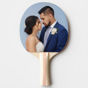 Customised Couple Wedding Photo  Ping Pong Paddle