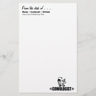 Customised Cow Stationery